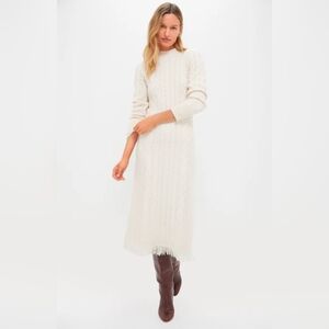 Tuckernuck x Hyacinth House Freya Fringe Sweater Midi Dress